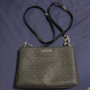 Michael Kors Signature Black Crossbody Bag